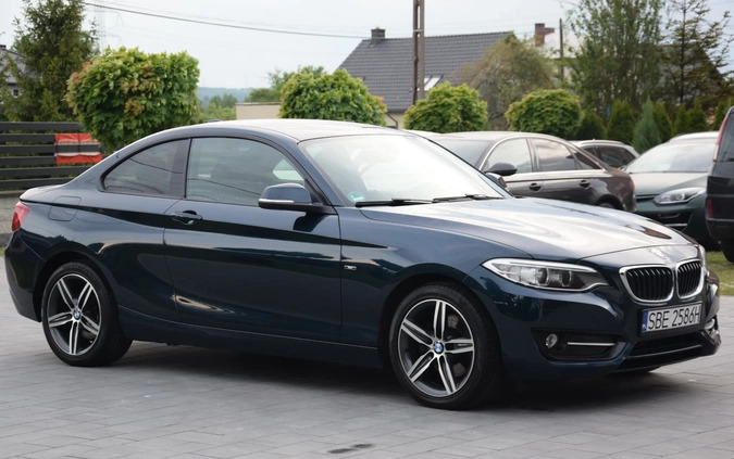 BMW Seria 2 cena 54900 przebieg: 217700, rok produkcji 2014 z Siewierz małe 254